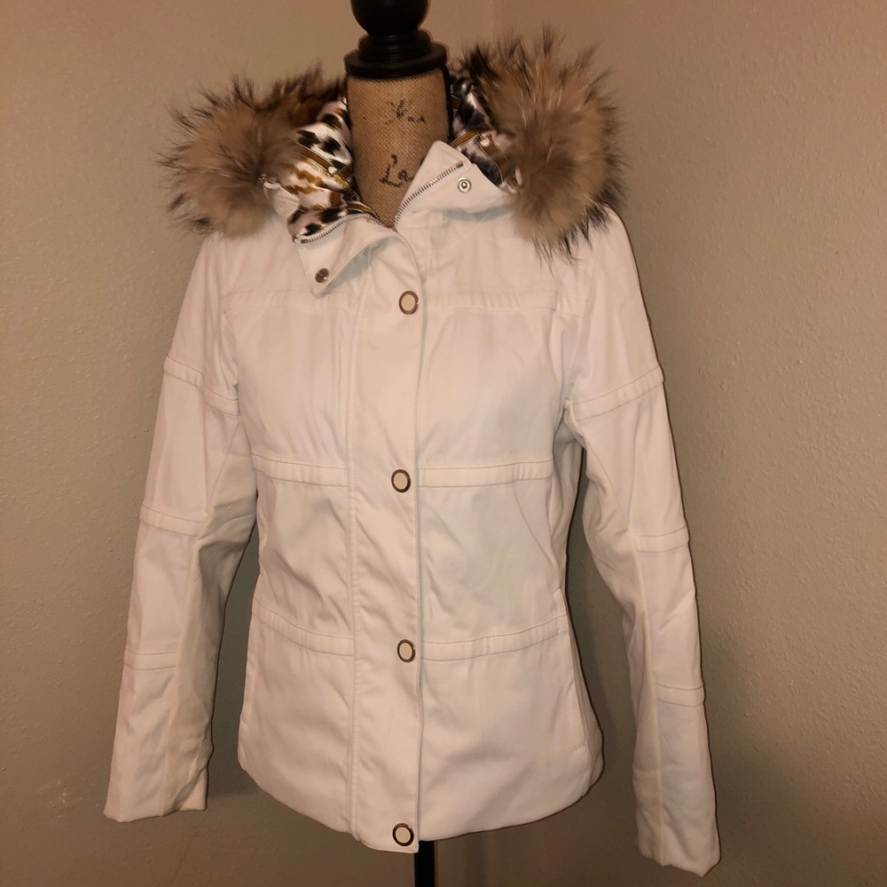 MARKER White Ski Jacket Size 6